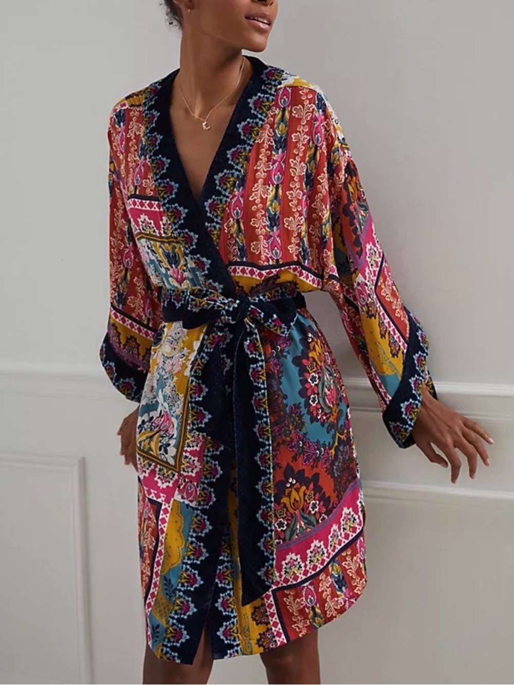 Anthropologie Zadie Velvet Robe size XS/S